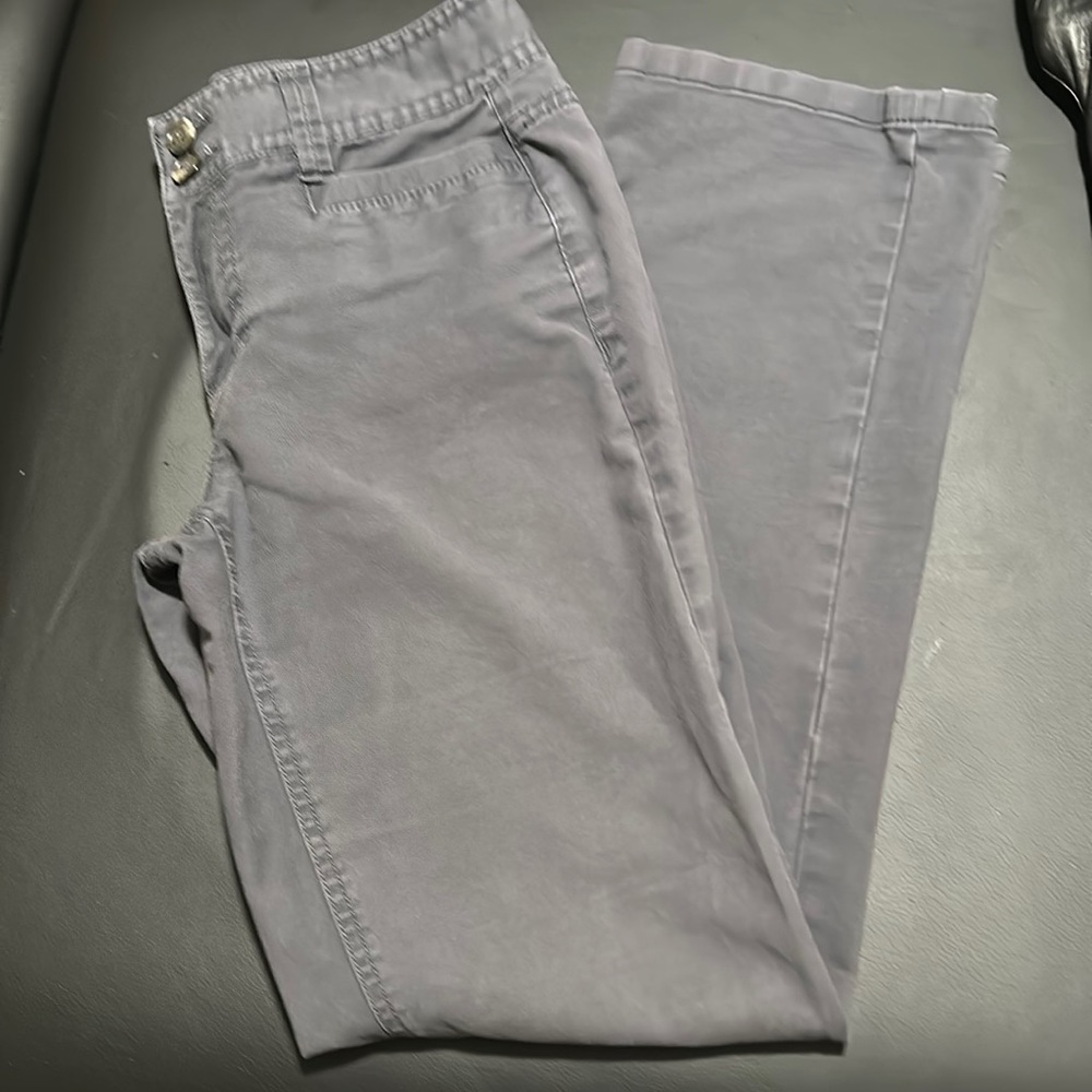 Gray signature slacks